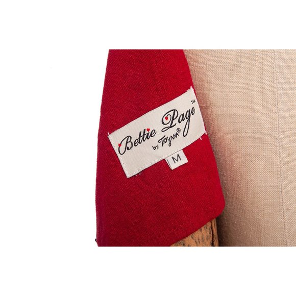 Bettie Page by Tatyana Leopard Pinup Wiggle Dress - Picture 10 of 11